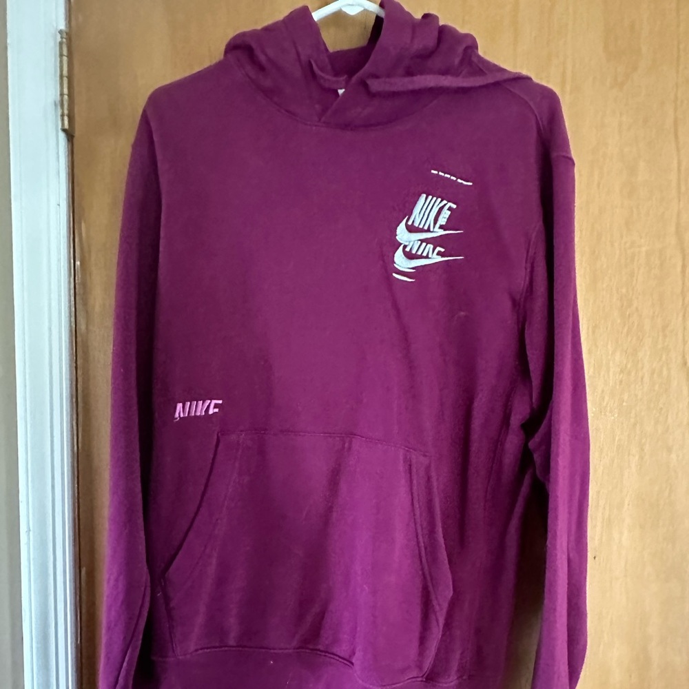 Nike embroidered hoodie